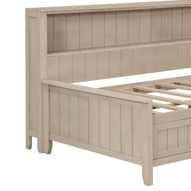 Daybed With Storage Shelves