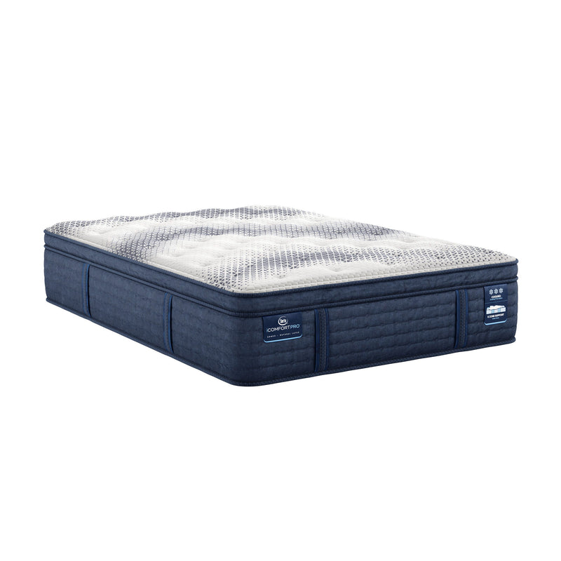 iComfortPro - 16" Buckingham Latex Foam Plush Pillow Top Mattress