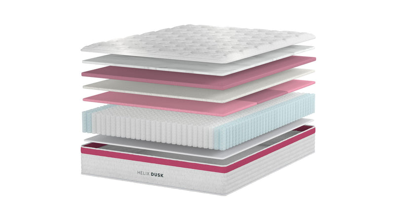 Helix Dusk Core with GlacioTex Cooling Pillow Top and ErgoAlign Layer