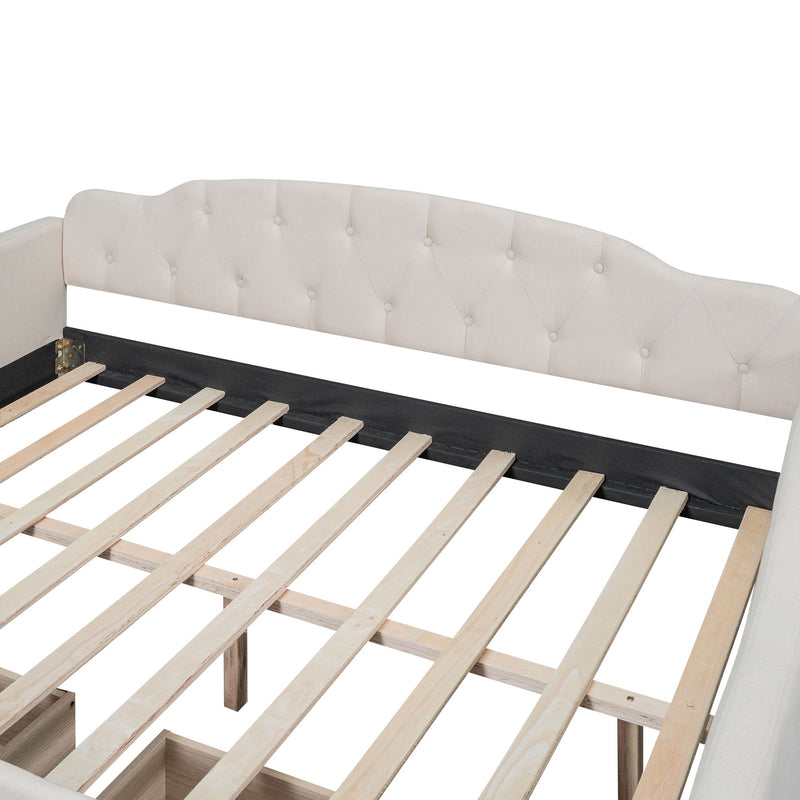 Upholstered Tufted Daybed