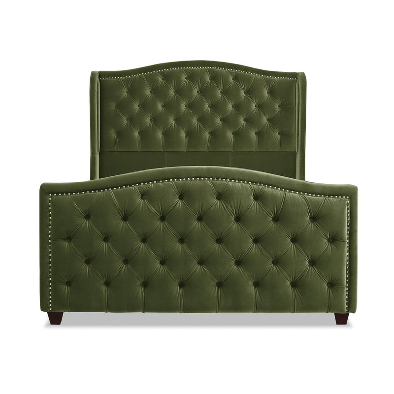 Marcella - Upholstered Shelter Headboard Bed