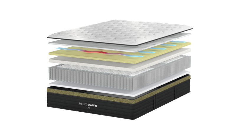 Helix Dawn Luxe with GlacioTex Cooling Cover and CoolForce Layer