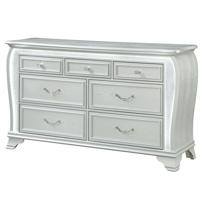 Aurelia - Dresser With LED Lighting - Silver