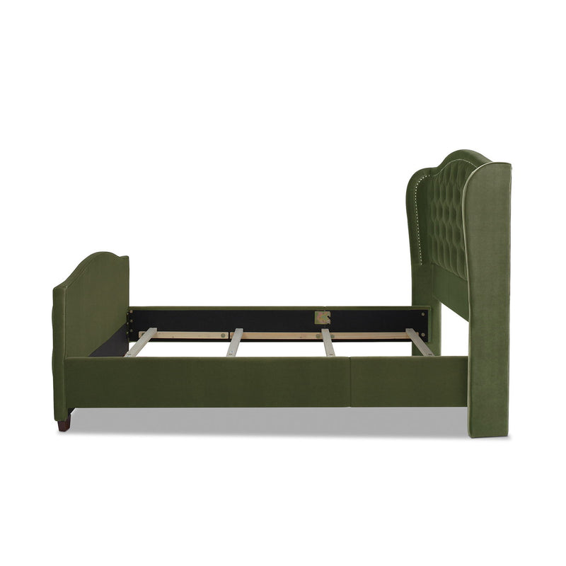 Marcella - Upholstered Shelter Headboard Bed