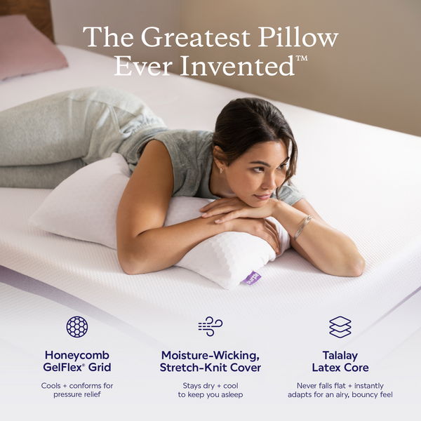 The Purple Harmony Pillow Tall - King