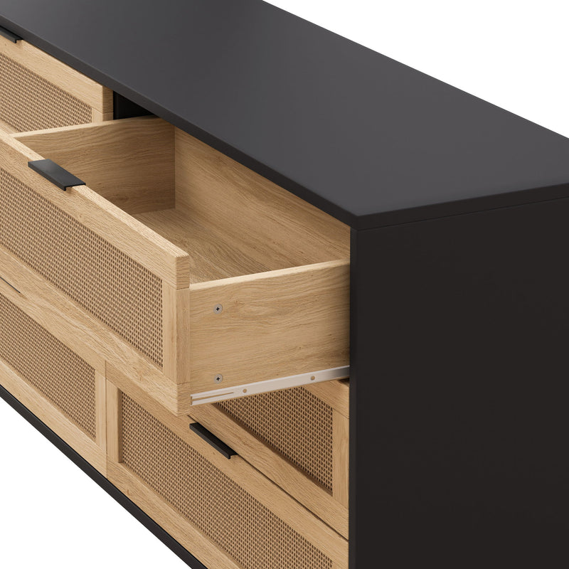 6 Drawer Storage Modern Cabinet For Bedroom
