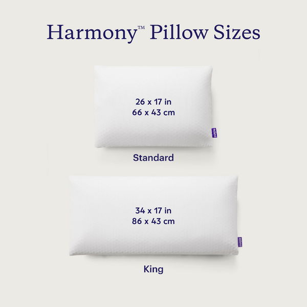 The Purple Harmony Pillow Medium - King