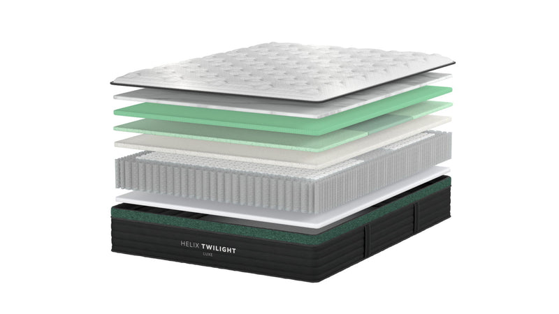 Helix Twilight Luxe with GlacioTex Cooling Cover and ErgoAlign Layer
