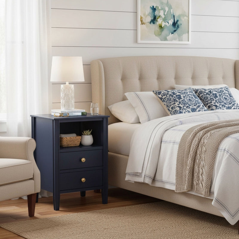 Winston - 2 Drawer Storage Nightstand