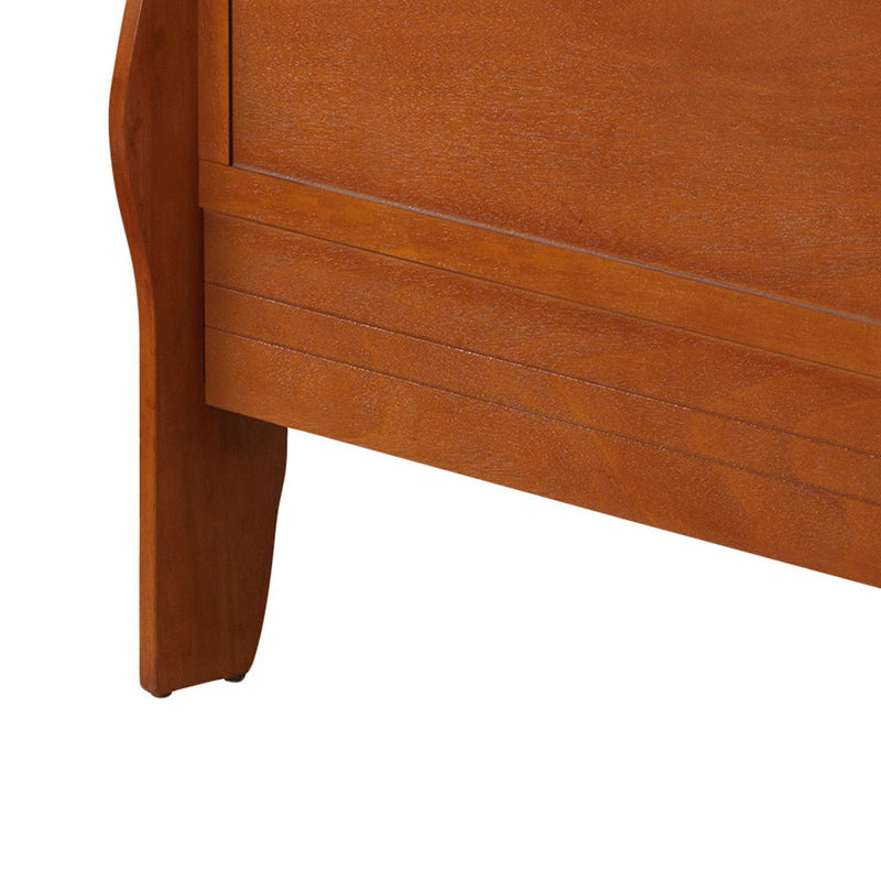 Louis Phillipe - Panel Sleigh Bed