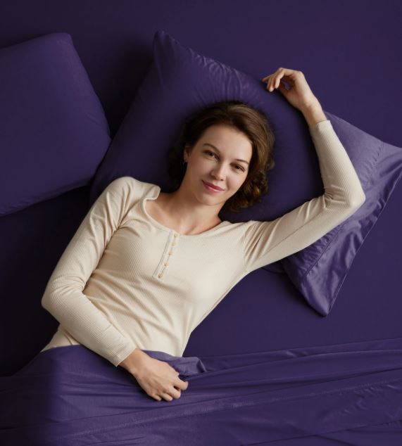 Purple SoftStretch Sheet Set