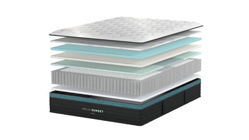 Helix Sunset Luxe with GlacioTex Cooling Cover and ErgoAlign Layer