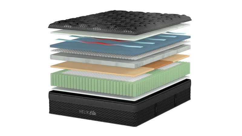 Helix Sunset Elite Luxury Hybrid Mattress with CoolForce Layer