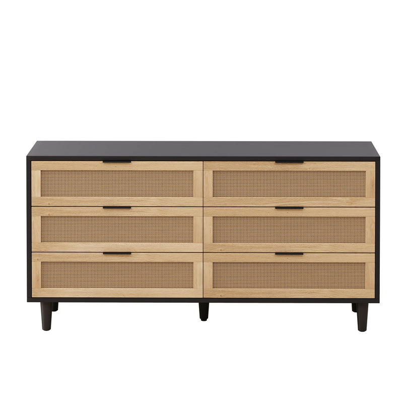6 Drawer Storage Modern Cabinet For Bedroom