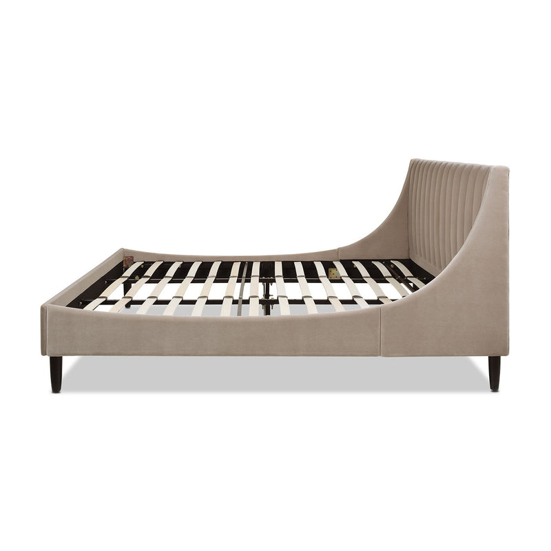 Aspen - Vertical Tufted Headboard Platform Bed