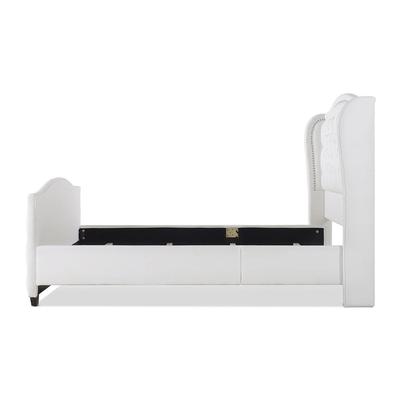 Marcella - Upholstered Shelter Headboard Bed