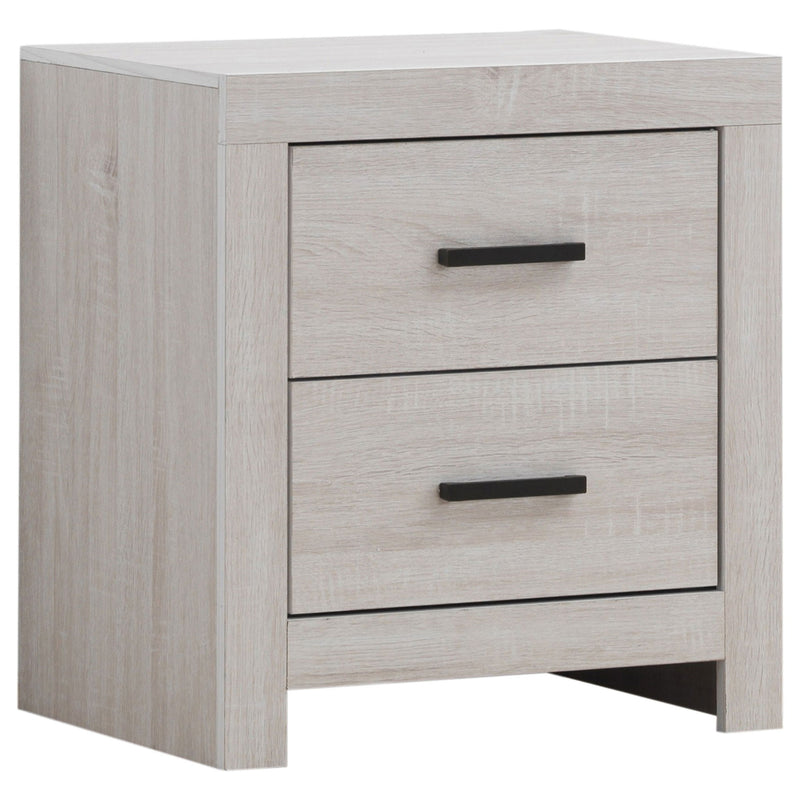 Geary - 4 Piece King Panel Bedroom Set With 2 Nightstands And Dresser - White