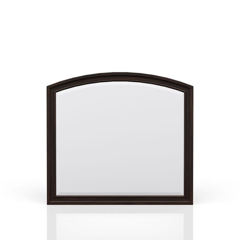 Elegant Design Mirror - Dark Cherry