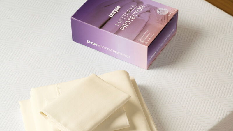 Purple Waterproof Mattress Protector Standard - Twin XL
