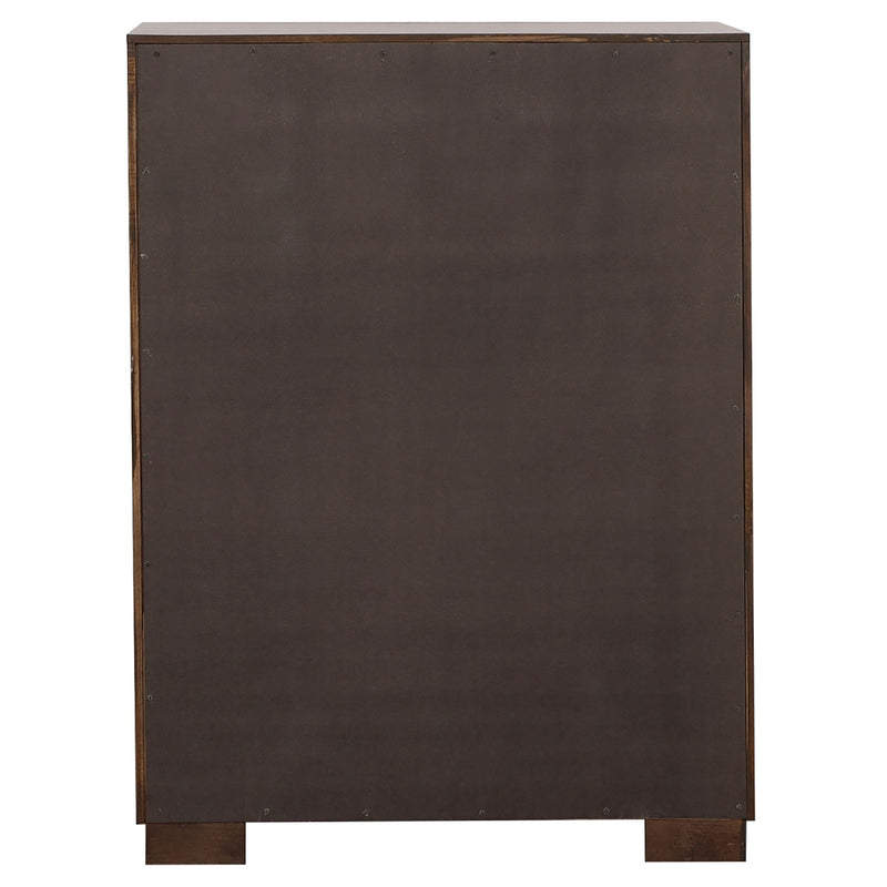 Polk - 5 Piece Queen Bedroom Set - Cappuccino