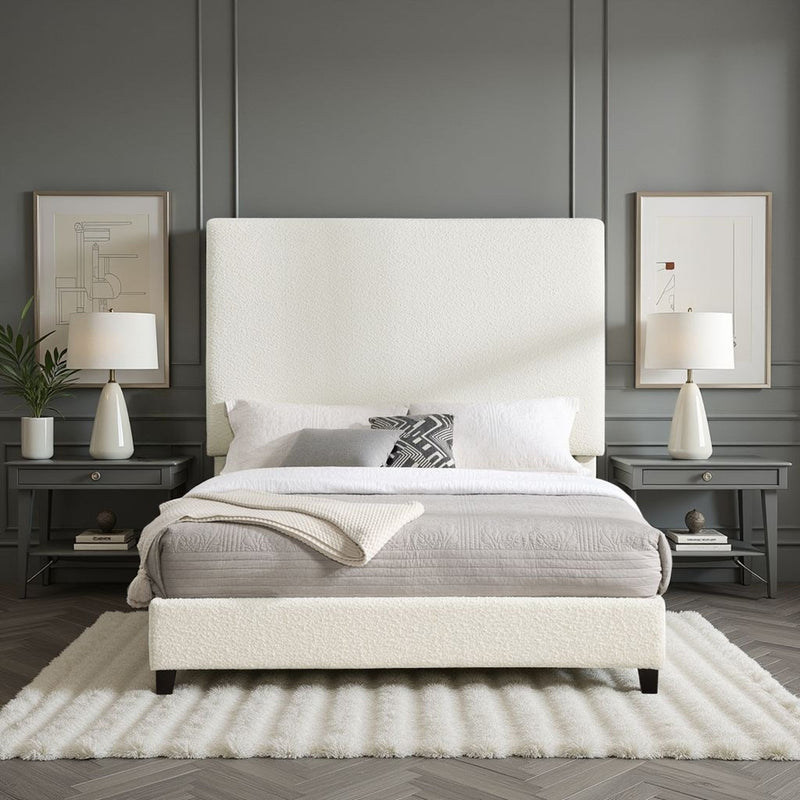 Upholstered Headboard Platform Bed