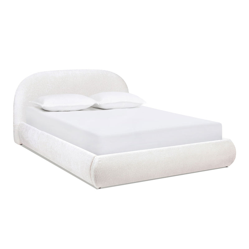 Archie Puffy Grounded - Upholstered Platform Bed