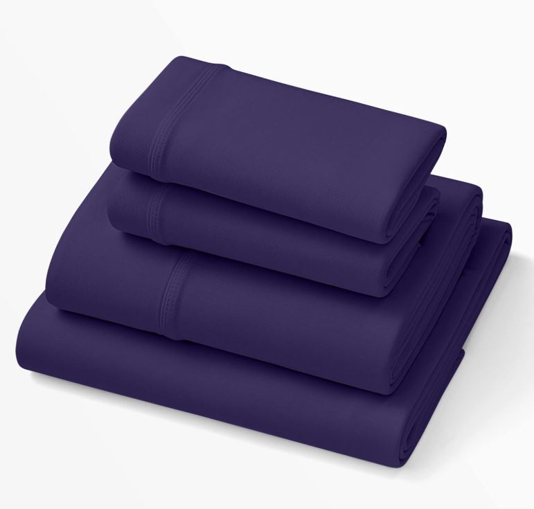 Purple SoftStretch Sheet Set