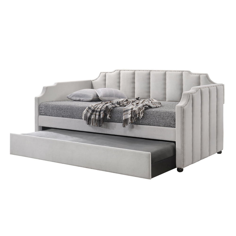 Peridot - Twin Daybed With Trundle - Gray