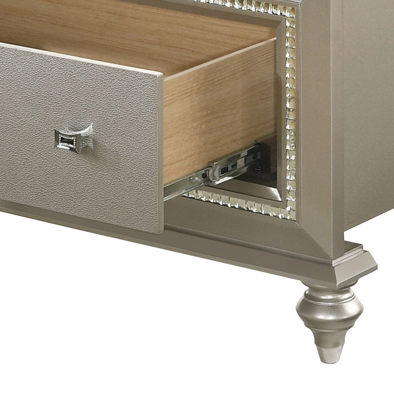 Kaitlyn - Bed With LED & Storage