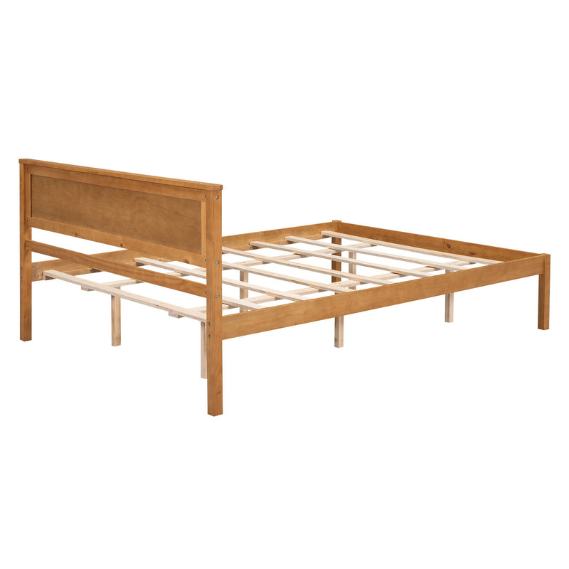 Platform Bed Frame With Headboard