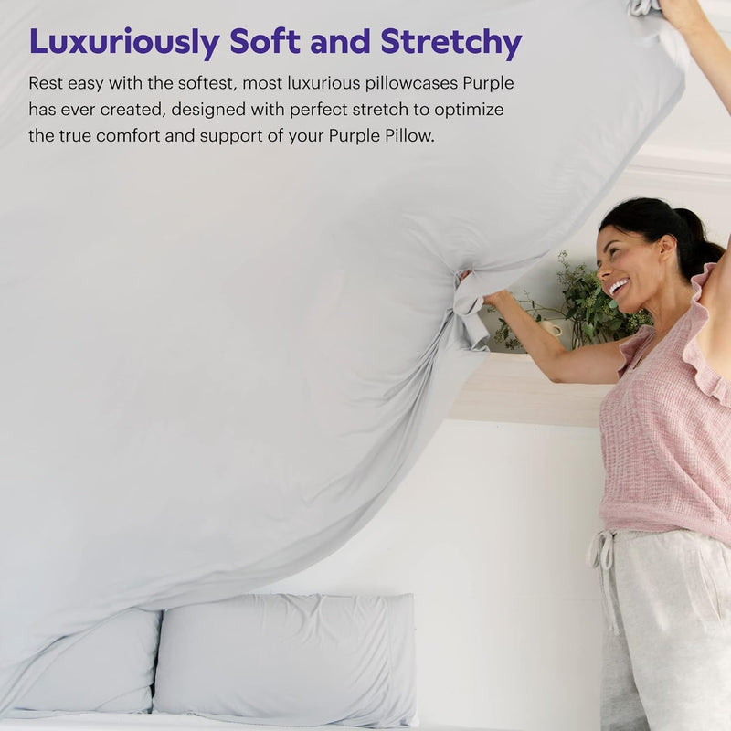 Purple SoftStretch Pillowcases