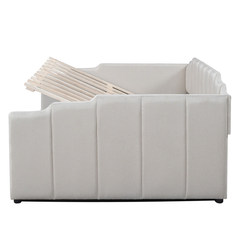 Modern Upholstered Daybed With Underneath Storage
